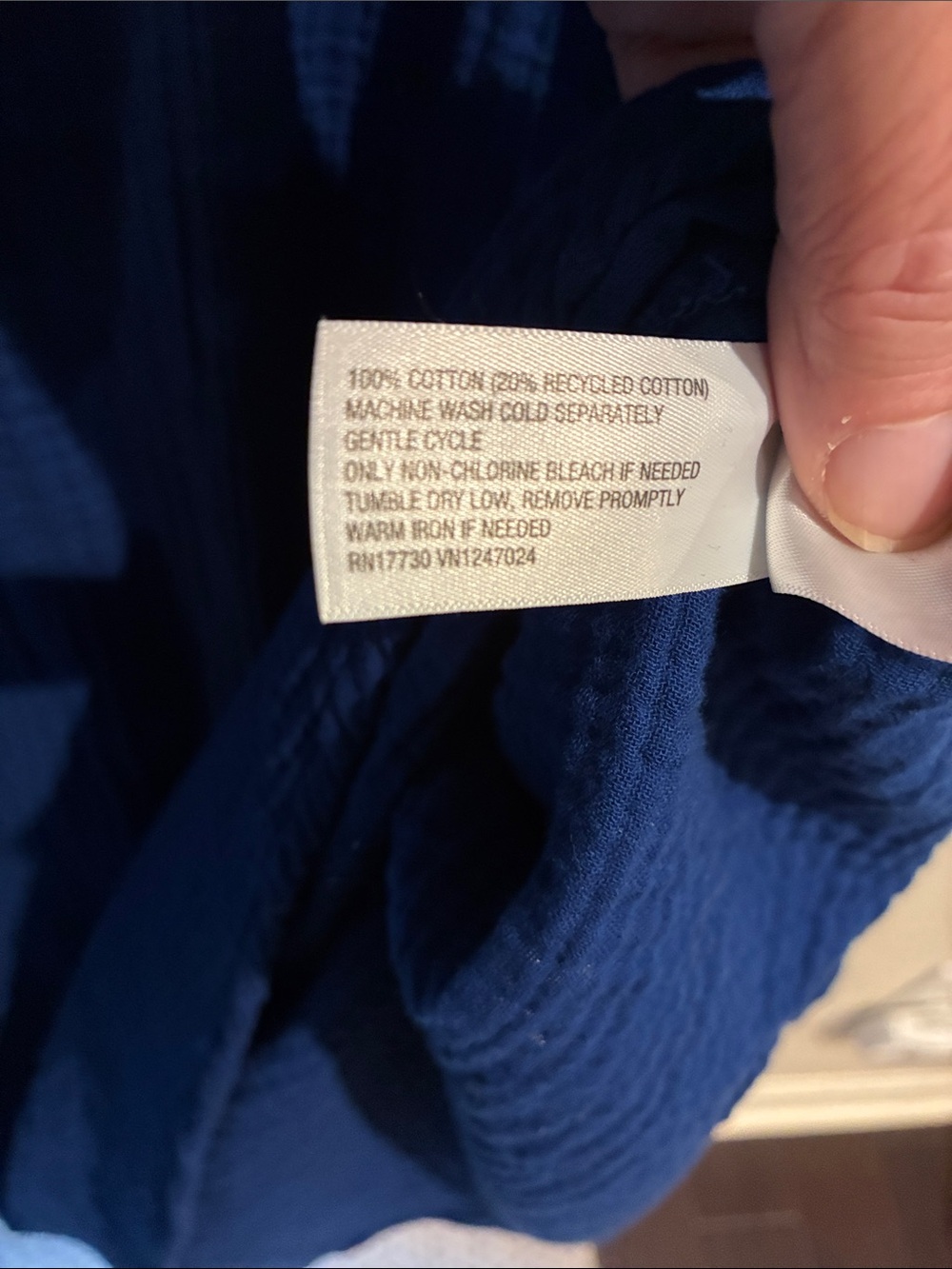 Universal Thread Blue Purple Cotton Dress - Picture 4 of 7